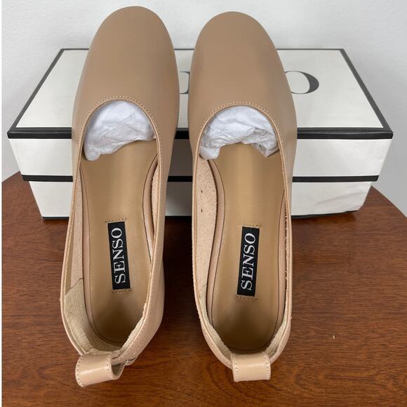 New Senso Daphne Ballet Flats in Butterscotch Leather Women's Size EU 37 - Picture 3 of 8